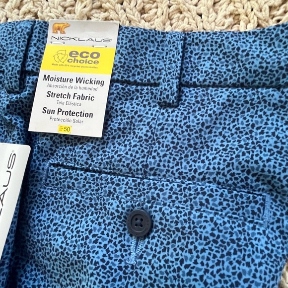 NEW Nicklaus Golf ⛳️ Shorts UPF 50 size 34 Moisture Wicking Eco Choice Stretch - Picture 5 of 13